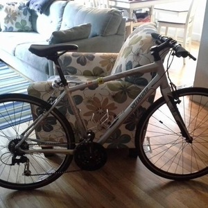 2013 Specialized Sirrus Elite Silver, gray or bare metal