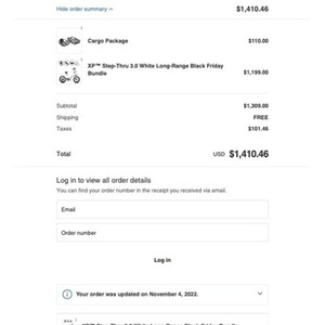 2024 Lectric eBikes white Step-Thru 3.0 White