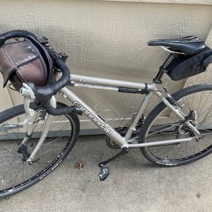 2000 Cannondale T2000 Silver, gray or bare metal
