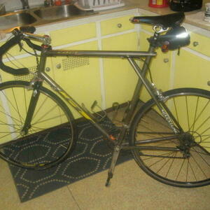 1998 GT Bicycles Forte Titanium Silver, gray or bare metal