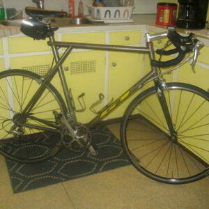 1998 GT Bicycles Forte Titanium Silver, gray or bare metal