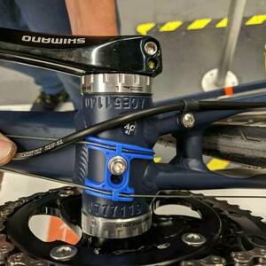 2020 Decathlon TRIBAN RC 520 Blue, Black, and Orange