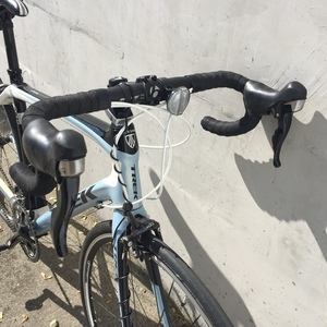 2013 Trek Domane 4.3 WSD (Compact) Blue, White, and Black