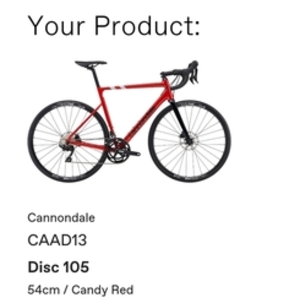 2020 Cannondale CAAD13 Red