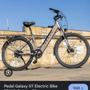 2023 Pedal Electric Galaxy Silver, gray or bare metal