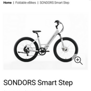 Sondors Step Thru White