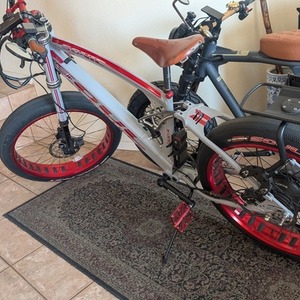 2023 Soul Fast E bikes Sonic Cuda Silver, gray or bare metal and Red