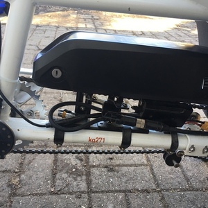 2018 Madsen black rear cargo box cargo bike rear (e.g. longtail) White