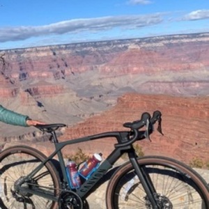 2023 Canyon bicycles Grail CF SL 7 Silver, gray or bare metal, Green, and Black