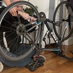 2017 Trek Domane AL 3 Silver, gray or bare metal and Blue