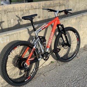 2011 BMC Superstroke 01 Red and Silver, gray or bare metal