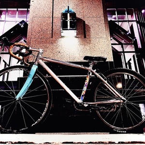 1994 Devinci Korrigan/hybrid, no paint Silver, gray or bare metal and Green