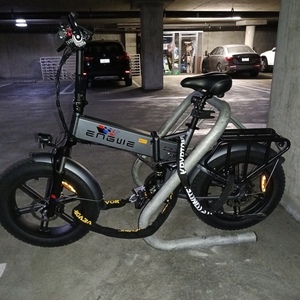 2022 Engwe Engine Pro Black and Silver, gray or bare metal