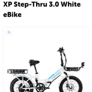 2024 Lectric eBikes XP step-thru 3.0 Long Range White