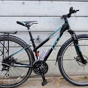 2017 GT Bicycles Transeo 4.0 Black and Teal