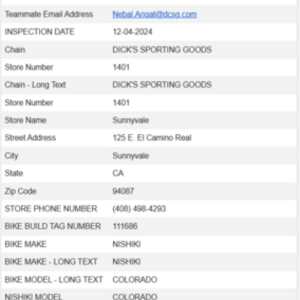 2024 Nishiki Colorado Sport Mountain Bike Red and White