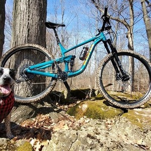 2021 Kona Process 134 DL Green and Orange