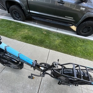 2023 Lectric eBikes 3.0XP Step-Thru Black and Blue