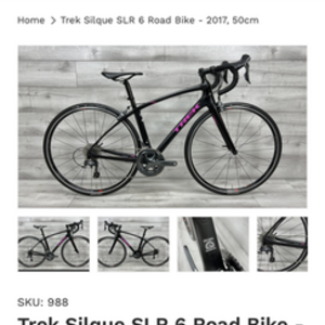 2018 Trek LEXA SL Black and Pink