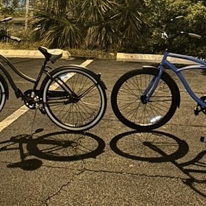 2024 Huffy Crandbrkok Silver, gray or bare metal and Green