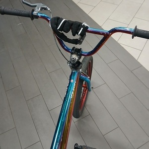 Hyper Bmx Purple, Orange, and Pink