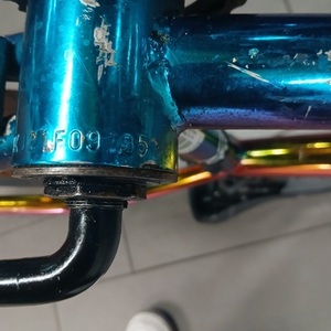 Hyper Bmx Purple, Orange, and Pink