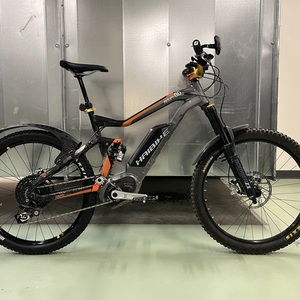 2017 Haibike Xduro Nduro 8.0 Silver, gray or bare metal