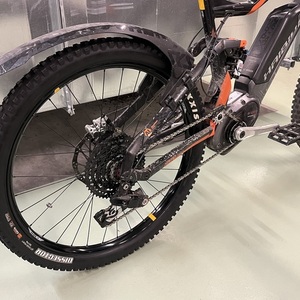 2017 Haibike Xduro Nduro 8.0 Silver, gray or bare metal