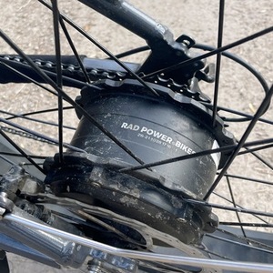 2023 Rad Power Bikes Rad Rover 6+ Black and Silver, gray or bare metal