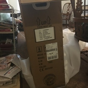 2019 Rad Power Bikes RadWagon cargo bike rear White and Orange