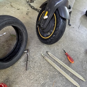 2020 Segway Ninebot G30p e-scooter Black, Silver, gray or bare metal, and Yellow or Gold