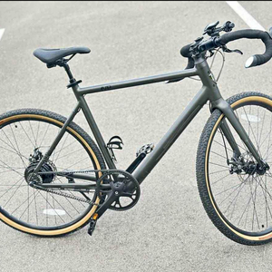 2023 Ride1Up Roadster V2 Gravel Edition Silver, gray or bare metal
