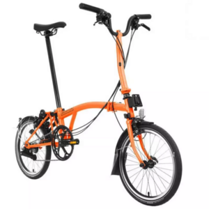 2024 Brompton Bicycle C Line Explorer 6-Speed Orange