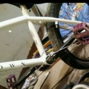 Haro Downtown White, Black, and Purple