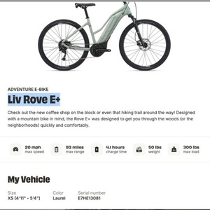 2025 Liv Rove E+ Green