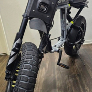 2021 Super73 RX Silver, gray or bare metal and Black