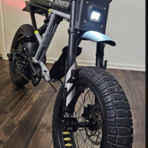 2021 Super73 RX Silver, gray or bare metal and Black