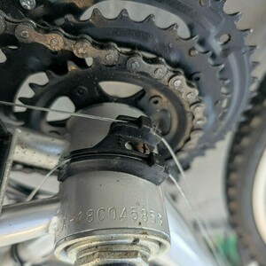 Supercycle SC 1800 Silver, gray or bare metal and Purple