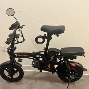 2025 TOMOFREE TOMOFREE S2 Folding Bike Black and Orange