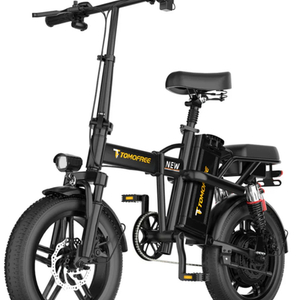 2025 TOMOFREE TOMOFREE S2 Folding Bike Black and Orange