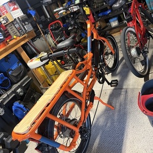 2025 Rad Power Bikes cargo bike rear Orange