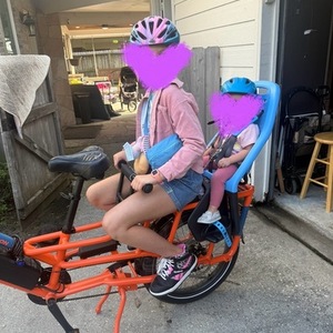 2025 Rad Power Bikes cargo bike rear Orange