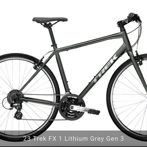2024 Trek FX1 Silver, gray or bare metal