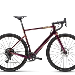 2023 Cervélo Aspero Purple and Silver, gray or bare metal