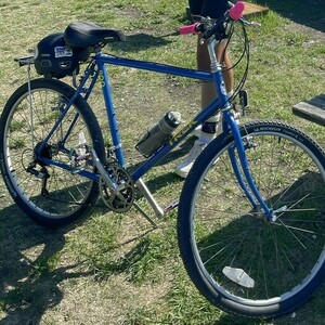 1988 Trek 900 Blue, Yellow or Gold, and Pink