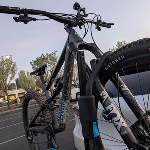 2022 Specialized Status 160 Silver, gray or bare metal and Blue