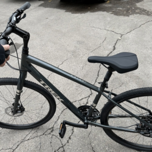 2021 Trek VERVE 2 DISC, LITHIUM GREY, MD Silver, gray or bare metal