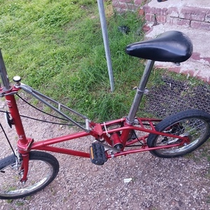 1980 Dahon Folding Red and Blue