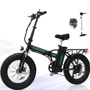 2024 Hitway 20" x 4.0 " fat bike foldable Black