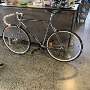 2019 Bianchi Pista Silver, gray or bare metal